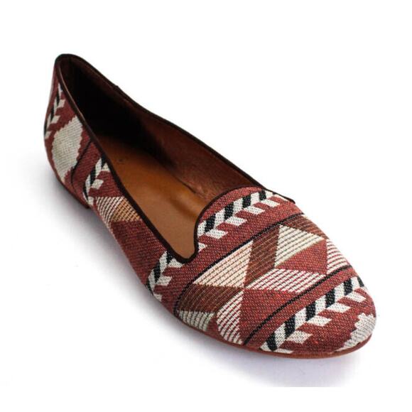 Maison Scotch Shoes - Maison Scotch Kilim Style Slip On Loafers Size 8
